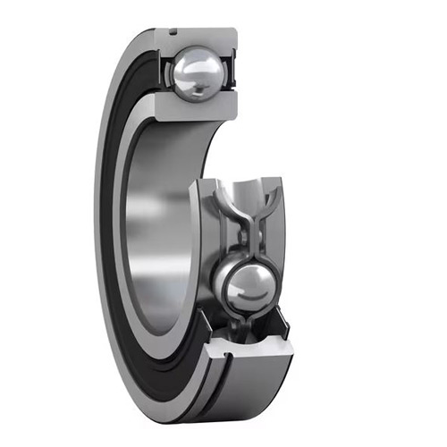 SKF Single row deep groove ball bearing with snap ring groove and seals both sides