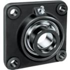 VCJ30,  Timken,  Cast-iron 4 bolt flanged unit standard series with GRA-RRB wide inner ring ball bearing with locking collar