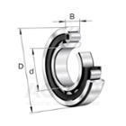 NU2205-E-XL-M1-C3,  FAG,  Cylindrical roller bearing. Fixed outer ring - Inner ring slides in both directions