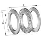89336-M,  INA,  Axial cylindrical roller bearing