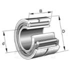 NKI 40/30 TV XL,  INA,  Single row needle roller bearing with machined rings,  with flanges