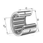 RNA 49/32 XL,  INA,  Single row needle roller bearing with machined rings,  with flanges,  without inner ring