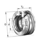 54207,  FAG,  Double direction thrust ball bearing with sphered housing washers