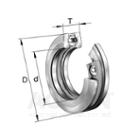 53202,  FAG,  Single direction thrust ball bearing with sphered housing washer