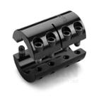 MSPC-10-10-F,  Ruland,  Two-piece steel rigid coupling,  Black Oxide,  Bored & keyed