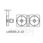 LWERA 3,  Ewellix,  Precision Rail End Pieces