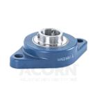 SUCBFL  208/F,  Timken,  Hygenic Blue 2-Bolt flanged with Food Grade Grease
